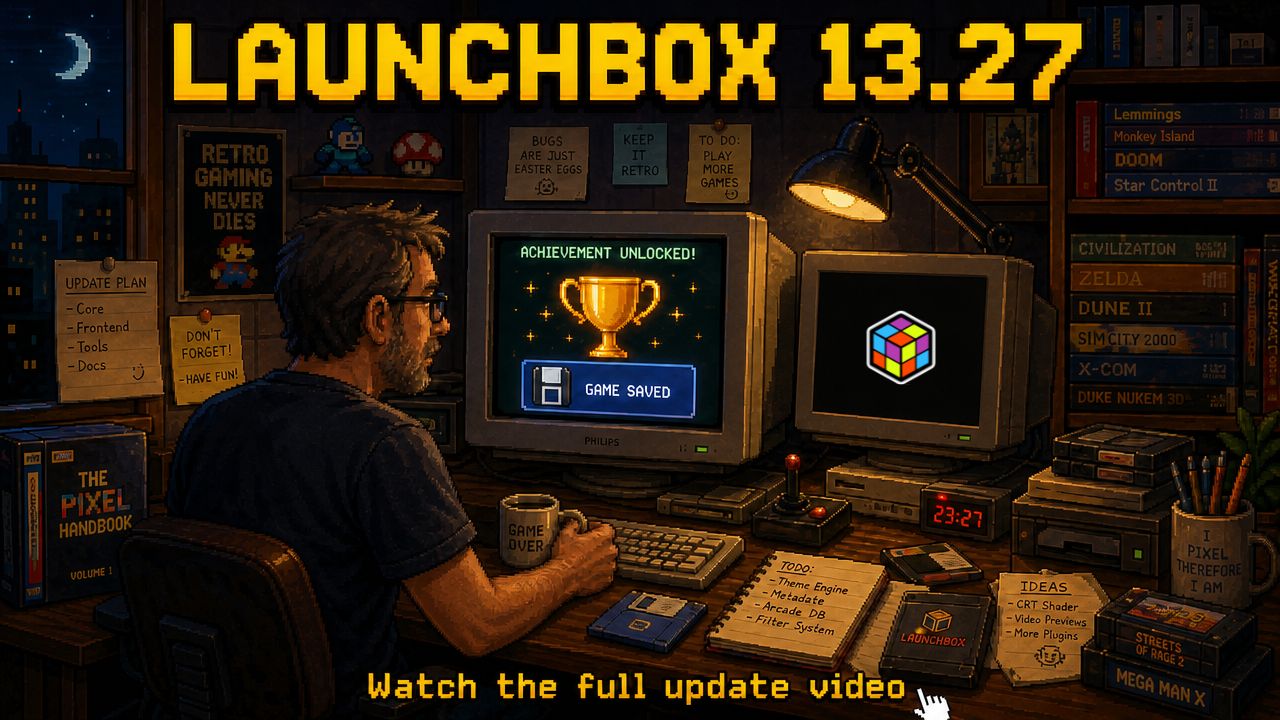 LaunchBox 13.27 hero banner